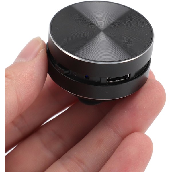 Ultra Mini Benledningshögtalare, Portabel Stereo Bas, Liten Trådlös Högtalare med Sugpropp för Hem och Kontor