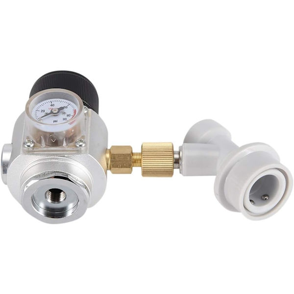 Fatöljeregler - CO2-regulator Justerbar Öl-CO2-regulator 0-90 PSI