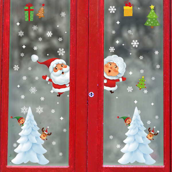 Christmas Window Stickers, Christmas Stickers, DIY Decoration Win