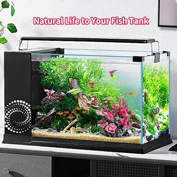 1 st  Akvarium Korallrev Dekoration, Konstgjord Akvarium Korall Ornament Fiskgrotta Gömställe Konstgjorda Akvarium Växter Artif