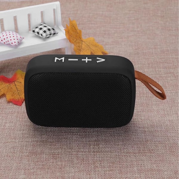 Pieni kaiutin - Mini stereobluetooth-kaiutin subwooferilla, kannettava langaton kaiutin handsfree-hihnalla, mini kaiutin patikointiin, pyöräilyyn, autoon