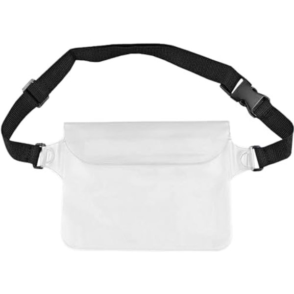 Ny Klar Vattentät Midjeväska, Transparenta Axelväska Stadium Godkänd för Kvinnor & Flickor, Transparent Messenger Bag för Kvinnor