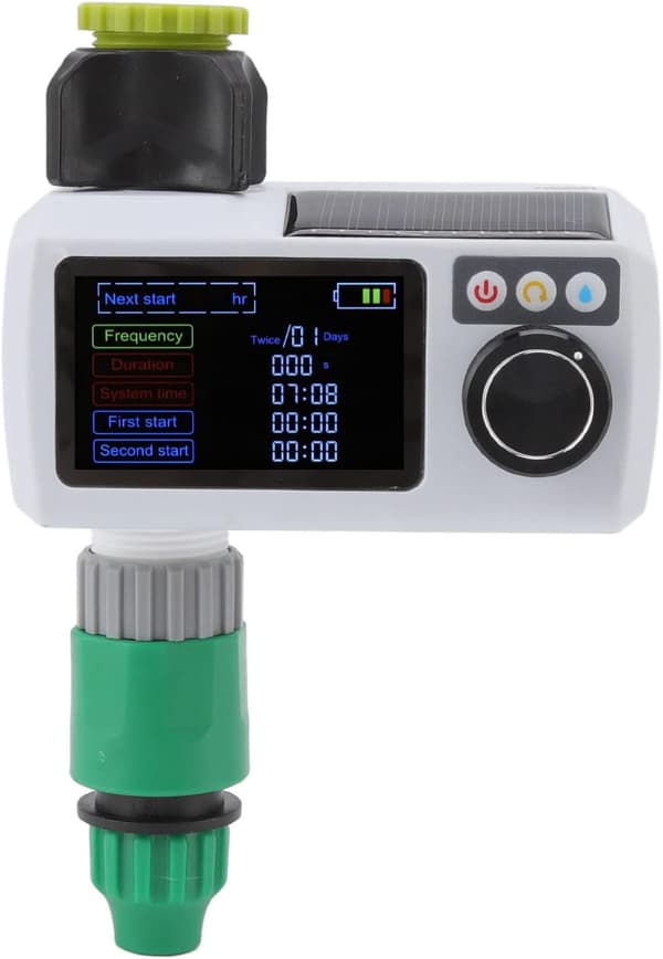 Automatisk Solar Vandtimer IP68 Vandtæt Vandingssystem Programmerbar Havevandtimer Slangehane Timer Controller
