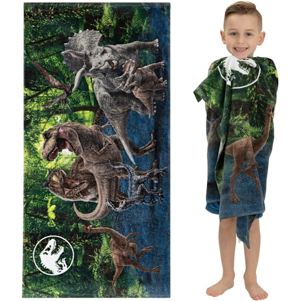 Supermjuk bomullsbad/pool/strandhandduk, 58\" x 28\" Dinosaur