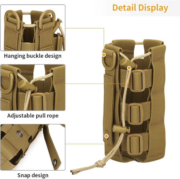 Vandflaskepose Molle Justerbar Vand