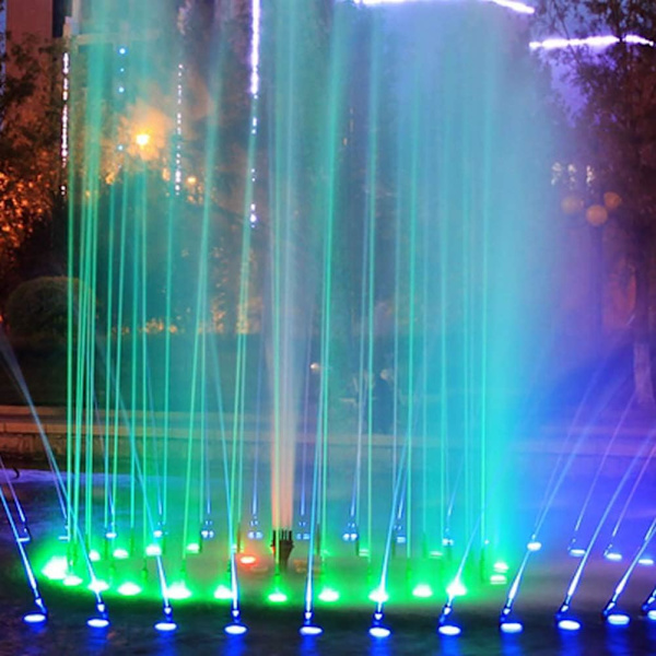 Fontänmunstycken, 2-vånings dammpumpsmunstycken, 1\" Center Straight Style Fontänmunstycke, Trädgårdsdamm Vattenfontän Munstycke Sprinkler Sprayhuvud, Buss