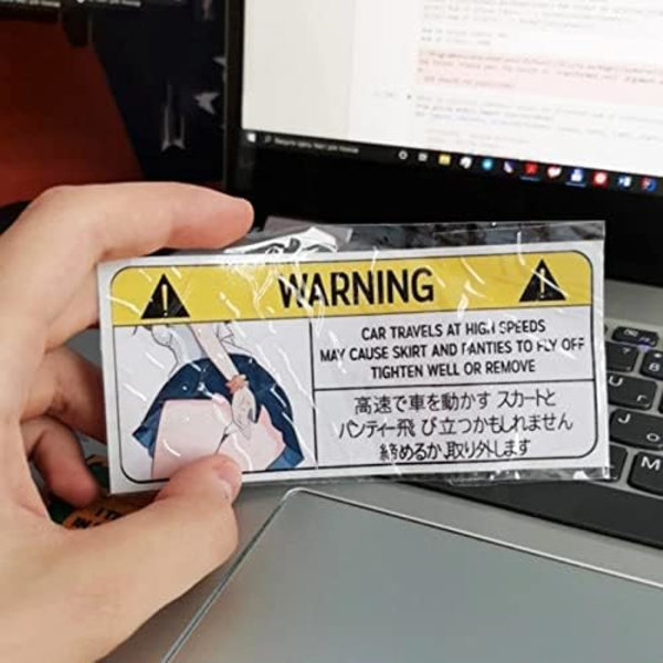 5,1'' Sjov Bilsticker til Trusser Advarsel Kig Slap Mærkat
