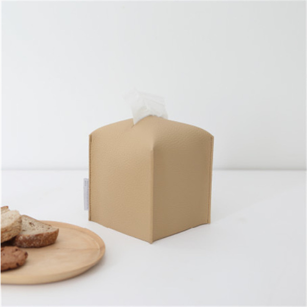 2-pack läderfodral för pappersnäsdukar, modern P