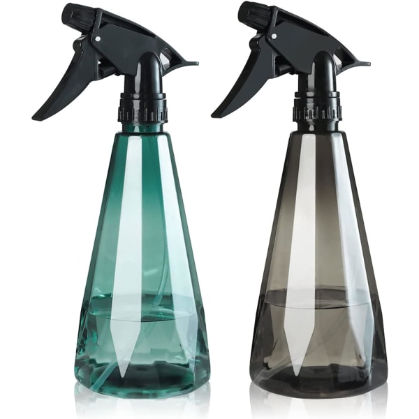 2 stk. 500 ml tomme sprayflasker, tomme sprayflasker, tomme spra