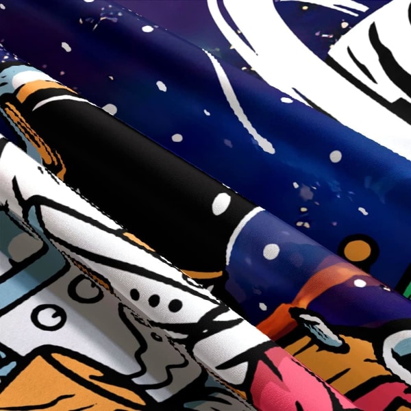 Rom Astronaut Alien Tapestry for Menn Gutter Soverom, Kule Trippy