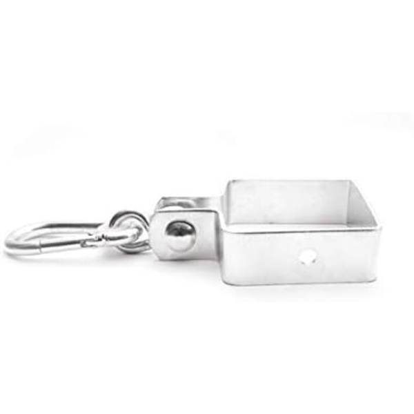 Tool Jungle 2-pack 9 x 9 cm Kvadratiska Svingkrokar - Tunga Krokar och Balkfäste - För Stabilitet av Svingar, Träning