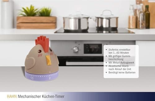 6x7cm Mekanisk Køkken Timer, Sød Kylling Timer til Børn, Opvinding 60 Minutter Manuel Nedtællingstimer til Klasseværelse, Hjem