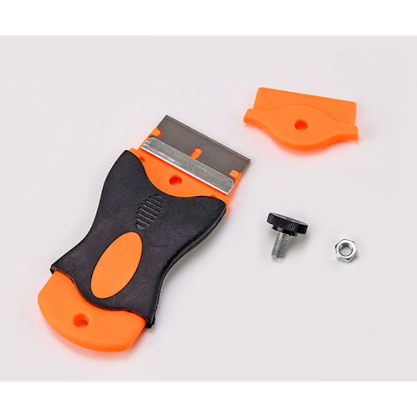 （Med 6 plastblader）, en hode plastspatel, bilglasskre