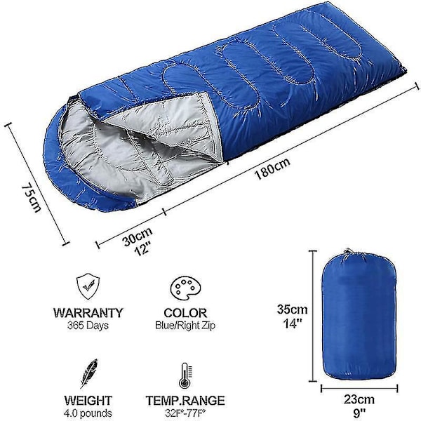 Soverompose Ultralett Camping Vanntett Sovepose Thi