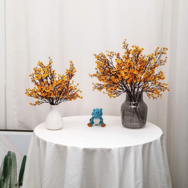 6 stjälkar konstgjorda gypsophilablommor