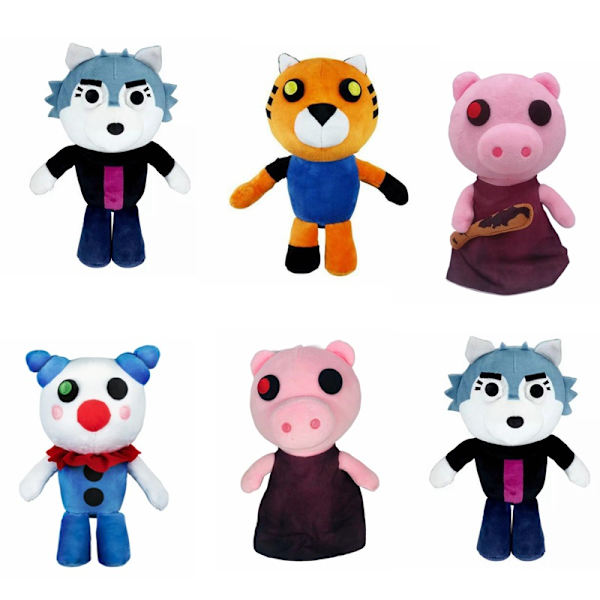 Roblox Piggy Plussi Clowny Plussi Pehmolelu, Sarja 1 Sika