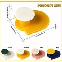 Liimakoukkujen seinäkoukut 4 kpl Käytännöllinen vedenpitävä geometrinen koukku