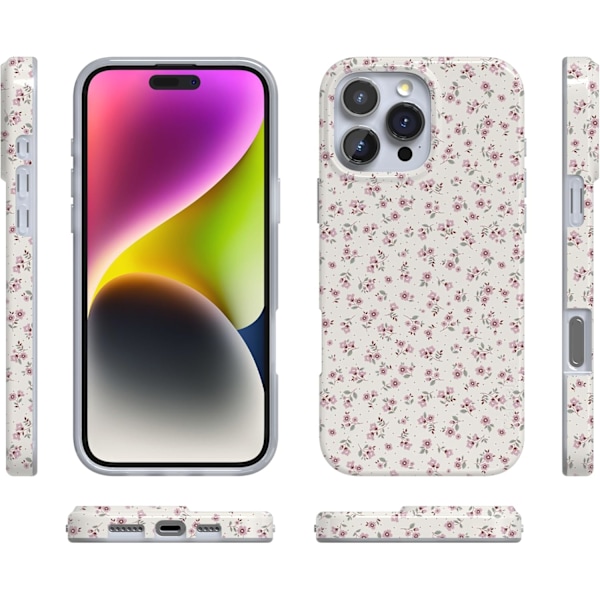 iPhone 16 Pro Max -kuori | Yhteensopiva MagSafe-laturin kanssa | Klassinen, erittäin kevyt kuorimalli