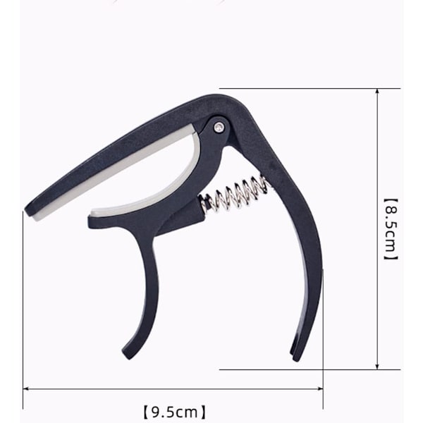 Gitarr Capo Capo för Akustisk och Elektrisk Gitarr Gitarr Capo Capo Clip-on Tuner
