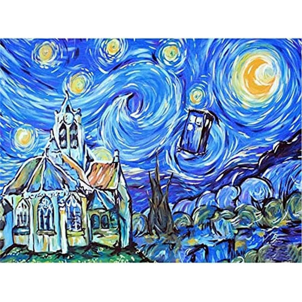 (30x40cm) 5D Diamantmålning Van Gogh 8
