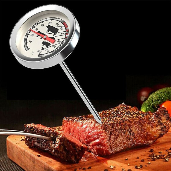 Rustfrit stål BBQ termometer BBQ Smoker BBQ termometer T