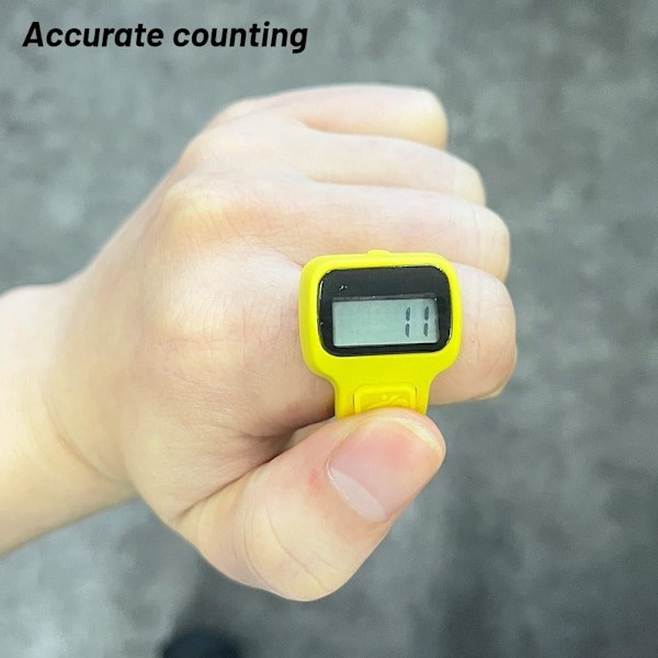 Elektronisk LED Digital Finger Counter Clicker Verktyg Dekompressionsnummer Manuell Handhållen