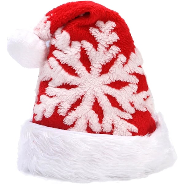 Santa Hat for Adults Christmas Hats Holiday Unisex Winter Comfort Cute Xmas Hat for Holiday Party