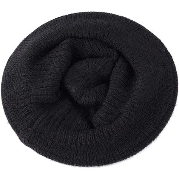 Naisten talvihattu lämmin neulottu hattu Elegantti pehmeä Bowler-hattu Vinta