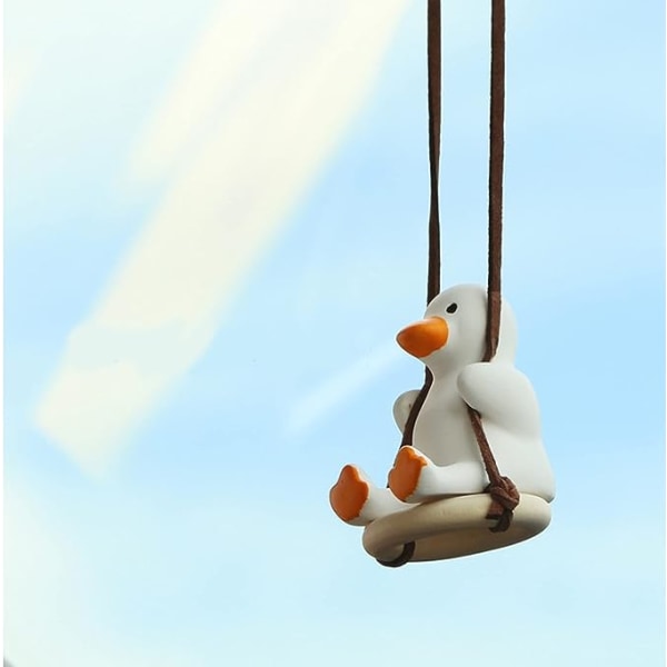Mignon Balançoire Canard Pendentif，Swinging Duck Ornements de V