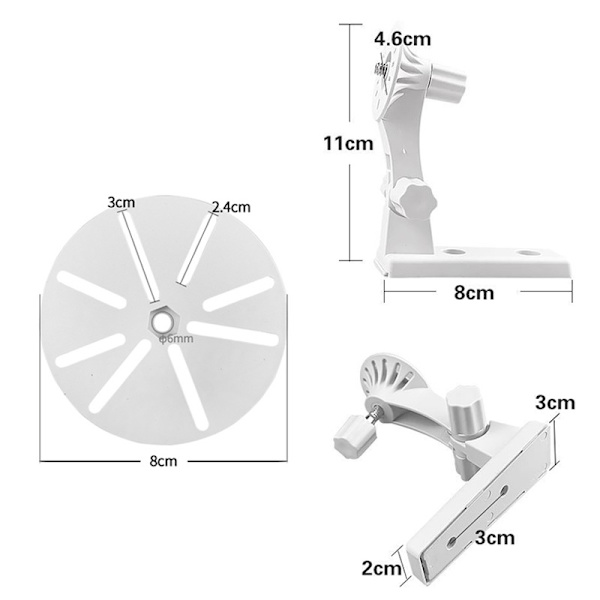(Kamera ingår ej) 2-pack väggfäste kompatibel med TP-Link Tapo C200/ C210 och Kasa In