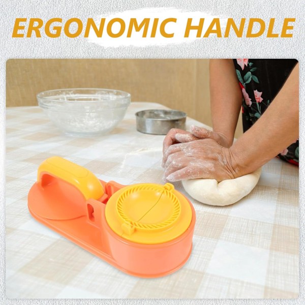 1 Set Bun Maker Dumpling Pressform 2 i 1 Dumpling Maker Manuell Deg Pressare Dumpling Wraps Press med Fylld Bun M