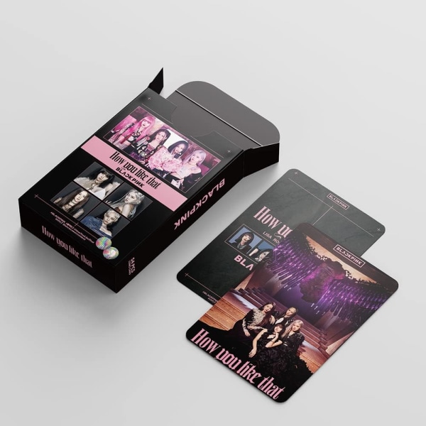 (BP-hur) Kpop BP Lomo-kort 54-pack BP-fotokort Hur du gillar det Album BP-kort 2020 Mini-vykort