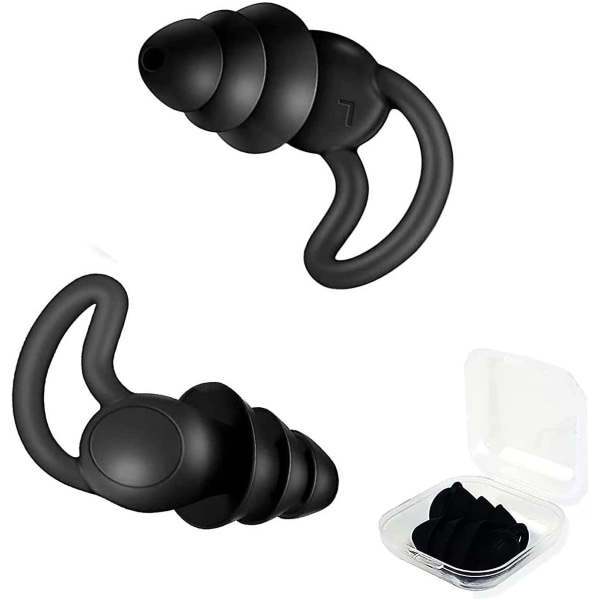 Ørepropper for å sove, støyreduserende silikon øreplugger, S