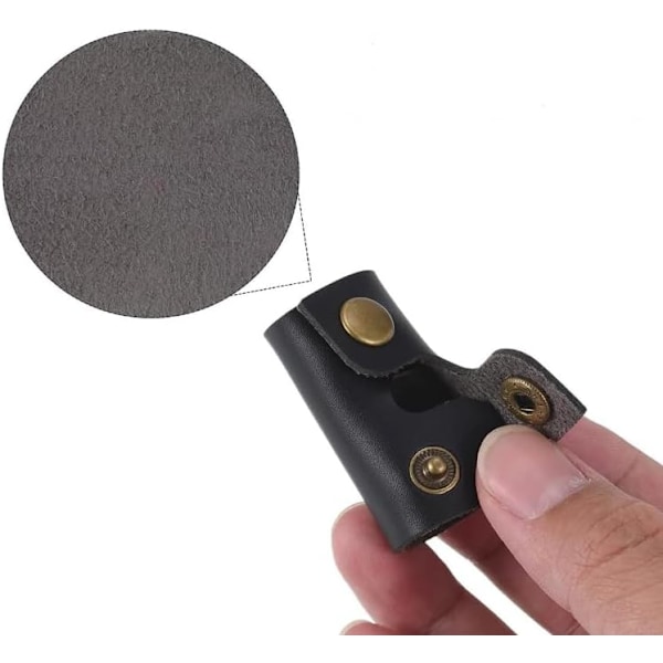 85x45MM 2st Läder Säkerhetshyvel Fodral Säkerhetshyvel Bladskydd Rakning Reseskydd Hyvelhuvud Skyddsfodral Slitstarka Läder Hyvelärmar