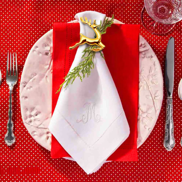 12 st Elk Julservettringar Guld Färg Rensa Servettringar Set Jul Elk Servett Spännen för Servett Placering Tabl
