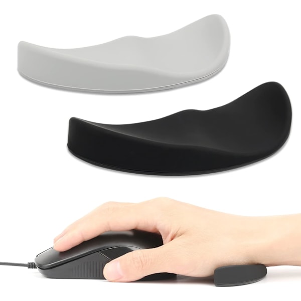 2 ergonomiska handledsstöd för mus, glidande handledsstöd, glidande handledsstöd