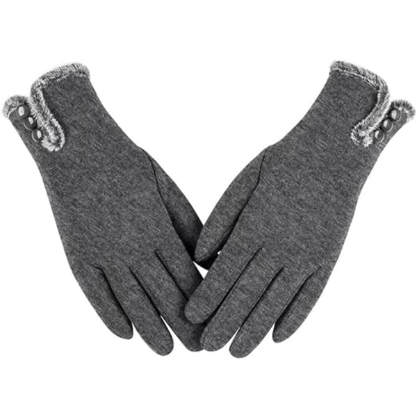 Womens Winter Warm Gloves With Sensitive Touch Screen Texting Fin