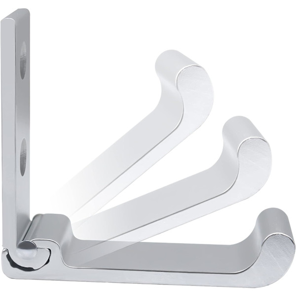 Folding Coat Hooks 6pcs Folding Wall Hooks Stainless Aluminum Fol
