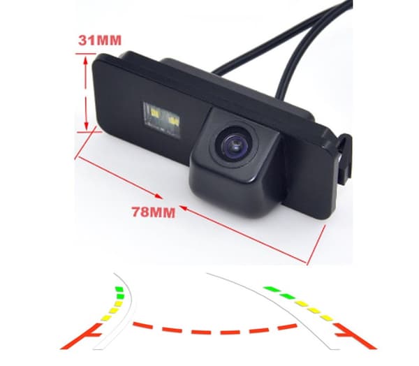 Bil Bakkamera Revers Kamera til VW Golf CC Passat B6 Polo Golf Scirocco EOS Lupo