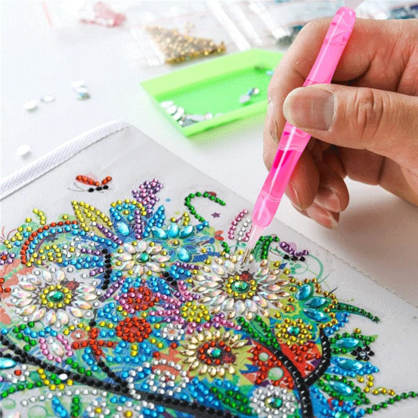 Hartspenna i harts, diamantmålningspenna, hartspenna med borr, DIY 5