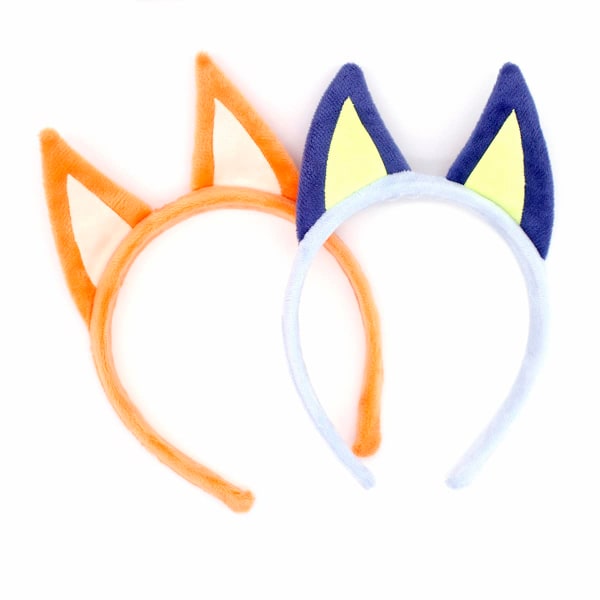 2 PCS Dog Ears Headbands,Halloween Animal Headwear Costume Accessories Birthday Party for Children Adult