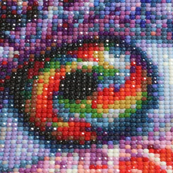 5d diamantmaleri farverige øjne (30x40cm) 3