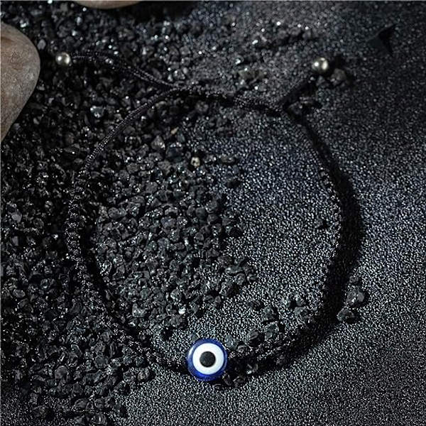 Handgjord Ondt Öga Snöre Armband för Kvinnor Män Flickor Pojkar B