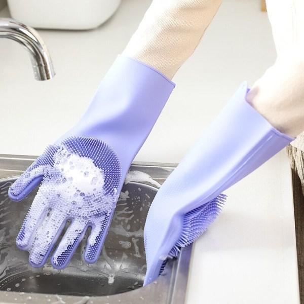 Silicone Dishwashing Gloves Reusable Dishwashing Gloves Heat