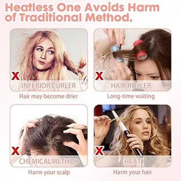 Heatless Hair Curl, Heatless Hair Curlers Velvet Heatless Hai