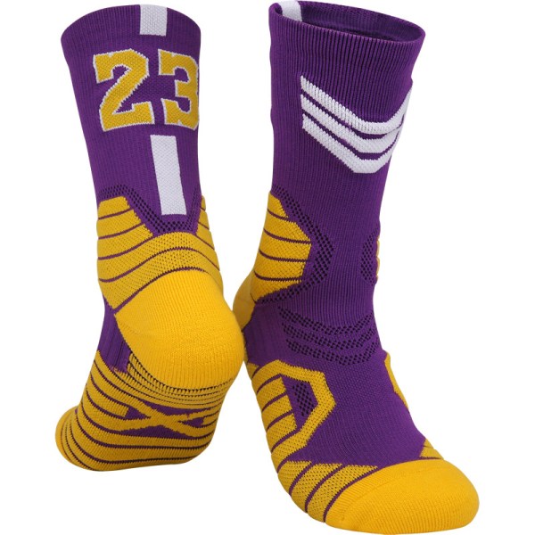 4 stk Los Angeles Lakers Lakers Lebron nr. 23 voksen basketball