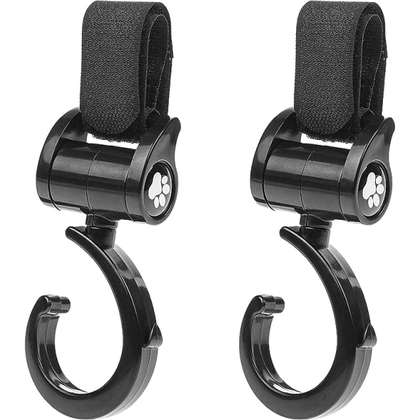 2 Universal Stroller Hooks - karabinhager - klapvogn acce