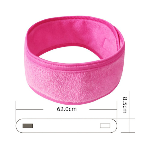 3-pack pannband för ansikte, spa, smink, dusch, sport, justerbar