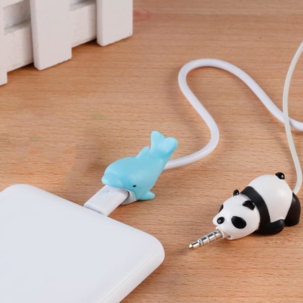 (B)3 stk. Kabelbeskyttere til Dyr, Dyre Kabelbeskytter, til USB Opladningskabel Brud Pro