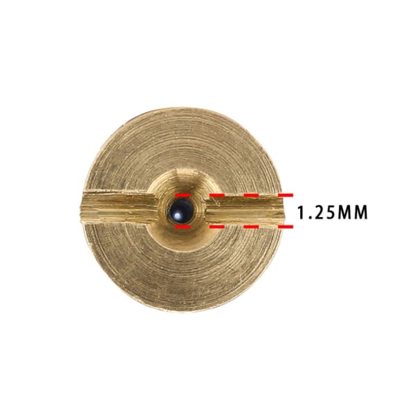 1,25 mm skumdyse, universal gevindspids til snepistol
